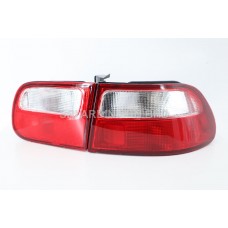 Honda Civic 92-95 Hatchback Red Clear Tail Lamp